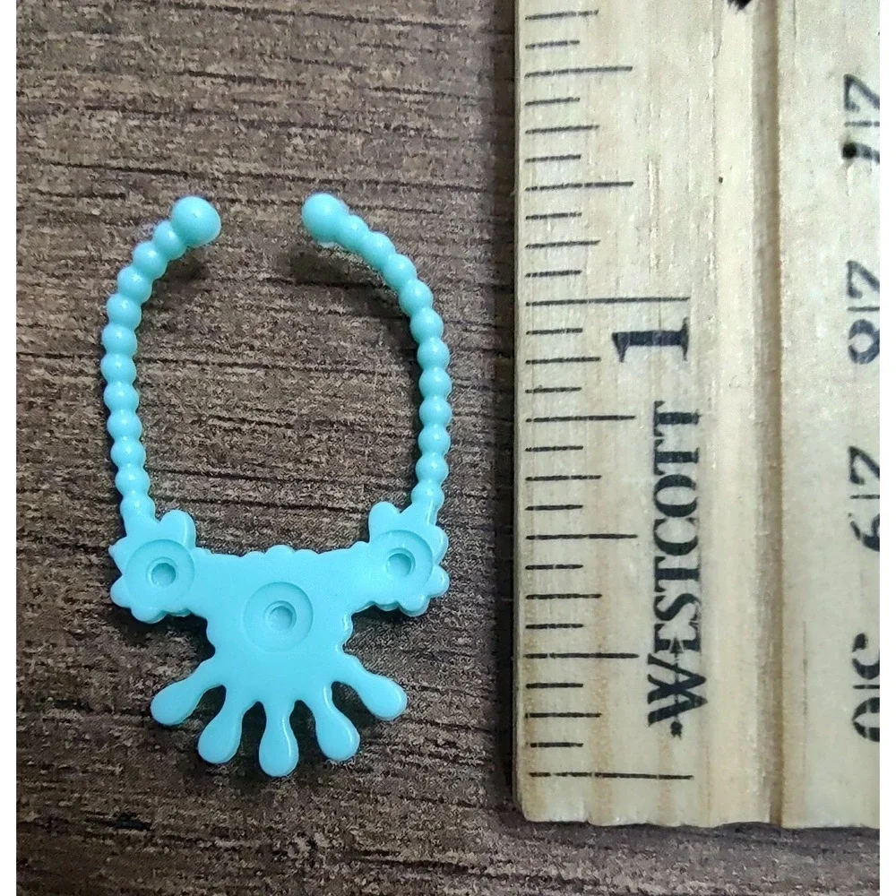 Mattel Barbie Doll Accessory Light Blue Jewel Statement Necklace Z31